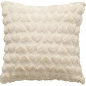 Mobilní telefon LIVEFY | Livefy povlak na polštář Hearts 45x45cm, béžová