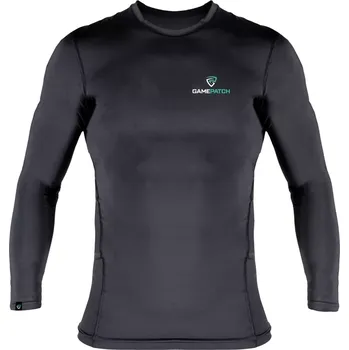 Pánské kraťasy GAMEPATCH Long Sleeve Compression Shirt černá XXL