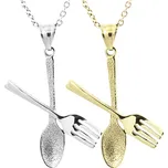 Přívěsek Příbor z nerezové oceli s řetízkem - Light Gold RL