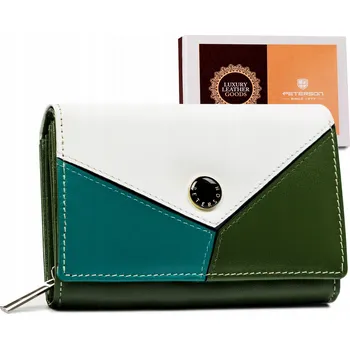 Peněženka Střední dámská peněženka z pravé kůže Barva: Zelená