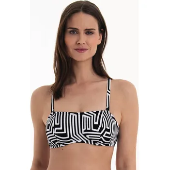 Podprsenka Dámská plavková podprsenka Bella Top Bikini 8824-1 Černá - Anita RosaFaia černo - bílá 38H