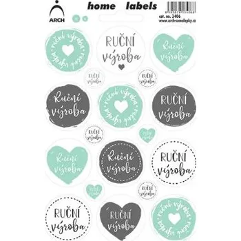 Hračka pro nejmenší Majjam Domácí etikety "home labels" - Ruční výroba