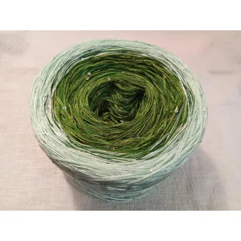 Příze Flitrovka Slavnostní č.3 3-nitka 1000m s flitry (Klubko s flitry Slavnostní č.3)