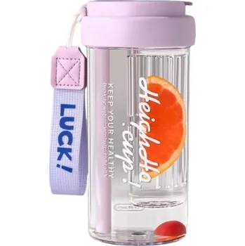 Mobilní telefon LIVEFY | Livefy sklenice s brčkem Simple 600ml, fialový