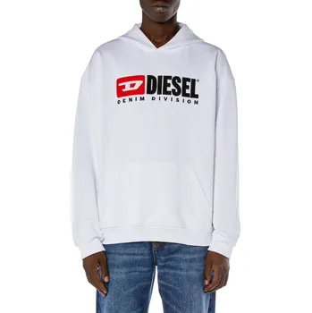 Pánská mikina MIKINA DIESEL S-BOXT-HOOD-DIV SWEAT-SHIRT BRIGHT WHITE