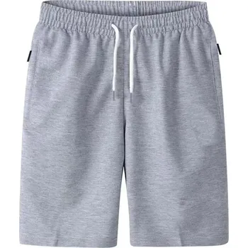 Pánské kraťasy Prodyšné bavlněné šortky na sport se šňůrkou v pase Barva: Světle Šedá, Velikost: L