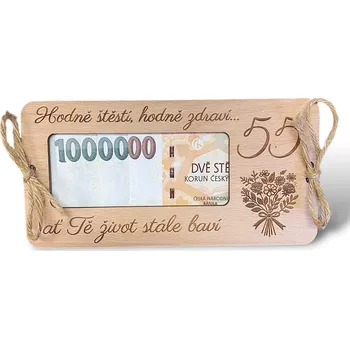 JarisWood Dárková karta - Hodně štěstí, hodně zdraví.. Věnování na zadní straně: Bez věnování