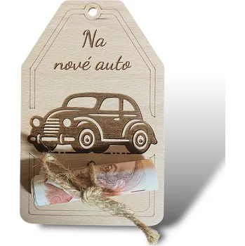 JarisWood Dárková visačka Na nové auto