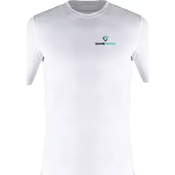GAMEPATCH Short Sleeve Compression Shirt bílá XXL