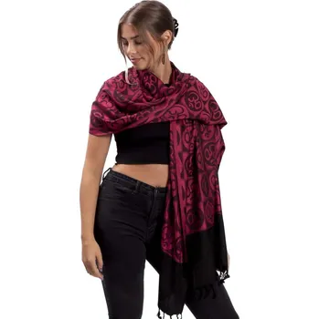 Šála Šála OM černo-červená