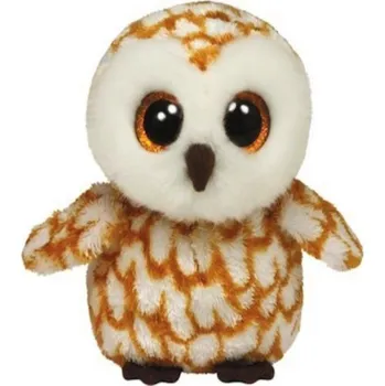 plyšák Plyšák TY Sova bílo-hnědá očka 15 cm