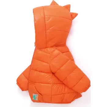 Dívčí bunda Dětská zimní/podzimní bunda "Dinosaurus" (vel. od 2 do 6 let) Barva: Oranžová, Velikost: 110/4 roky