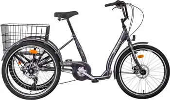 Městské kolo Liberty Comfy 7spd. Disk 24" antracit 2024 16"