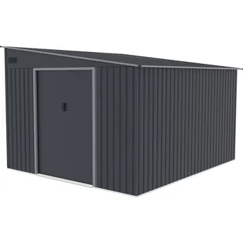 Zahradní stavba plechový domek LANITPLAST WANDHAUS 911 ANTRACIT LG4026