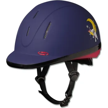 Vybavení pro jezdce Jezdecká přilba SWING, 55 - 58 cm - Tmavě modrá