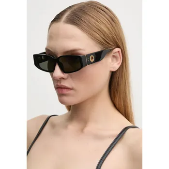 Sluneční brýle LINDA FARROW ALEXIS černá barva, LFL1465C1SUN, ONE SIZE, 99X