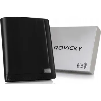 Peněženka Pánská kožená peněženka vertikální PC-108-BAR-2533 Barva: Černá