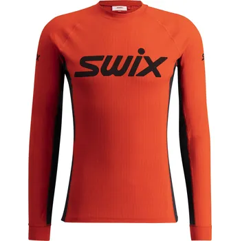 Pánské triko Swix RaceX Classic Lonh Sleeve M, magma/phantom|L