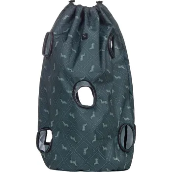 Pytle na odpadky Pytel na seno QHP - Kolekce 2024/25 - oka 9x9 cm, zelená, Zelená