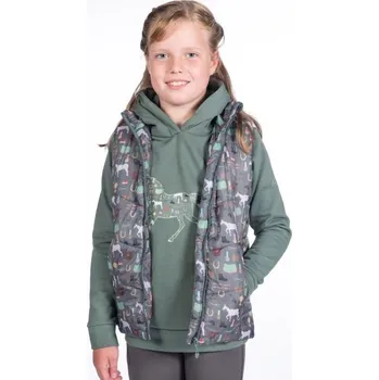 Jezdecká vesta HKM Judy , 134-140 - Zelená