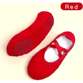 Dívčí obuv Dámské/dívčí baletní boty - cvičky/piškoty Barva: Červená, Velikost EUR: 26