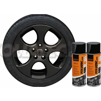 Barva ve spreji Sada 2ks spreje FOLIATEC - fólie ve spreji (plastidip) černá matná celkem 800ml