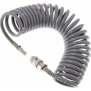 Kompresor Spirálová vzduchová hadice šedá 5x8mm, délka 5m