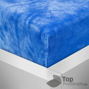 Prostěradlo Mikroplyšové prostěradlo 220x200 Elegance - Modrá