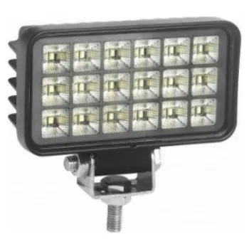 Pracovní světlo LED světlo (s vypínačem) na pracovní stroje 10-30V, 18 LED, 27W, ECE R10