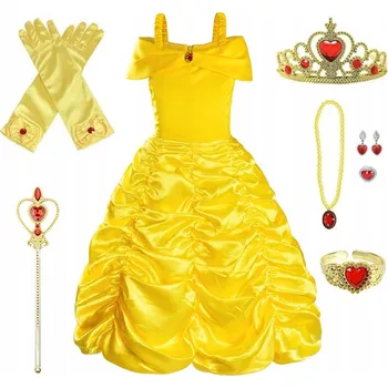 Karnevalový kostým Kostým Bella Kráska a Zvíře XGETOP vel. 110-116