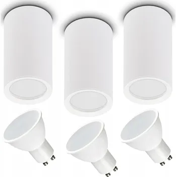 Stropní svítidlo přisazené Kwazar Luminaire 7 W GU10 10 cm bílé