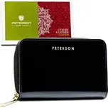 dámská kožená peněženka s RFID Barva: Černá