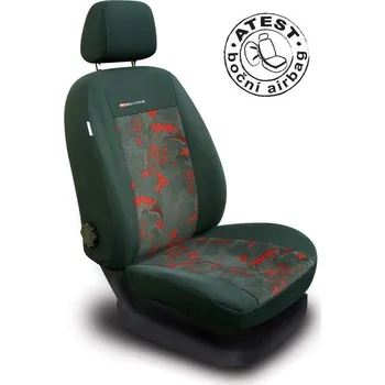 Potah sedadla Autopotahy LUX STYLE UNI černo červené