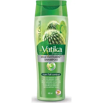 Barva na vlasy Multivitamínový šampon z divokého kaktusu Vatika 400ml (Vatika Naturals Cactus Multi Vitamin+Shampoo)