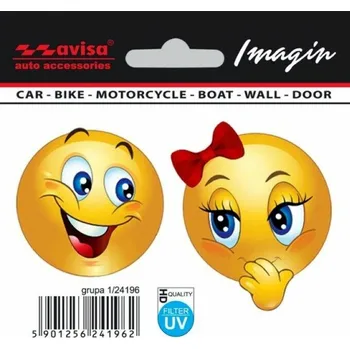 Samolepicí dekorace na vozidlo Samolepka na auto Sluníčka