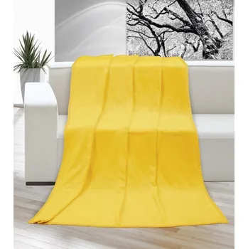 deka Deka micro jednolůžko 150x200cm žlutá