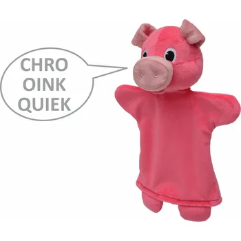 plyšák Maňásek Prasátko 26cm, zvukový maňásek