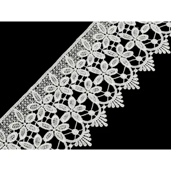 Krajka Vzdušná krajka šíře 85 mm, barva 3 krémová nejsvět.