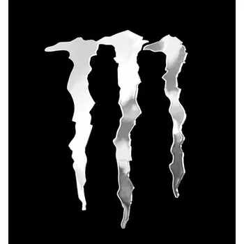 Samolepicí dekorace na vozidlo Samolepicí dekor niklovaný - Monster