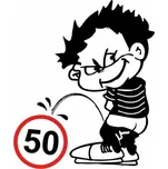 Samolepící dekory - Chlapec ( 50km)