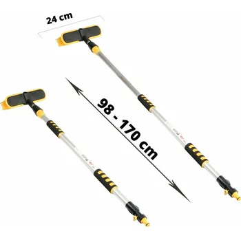 Mycí kartáč na vozidlo Kartáč na mytí teleskopický 1,7 m