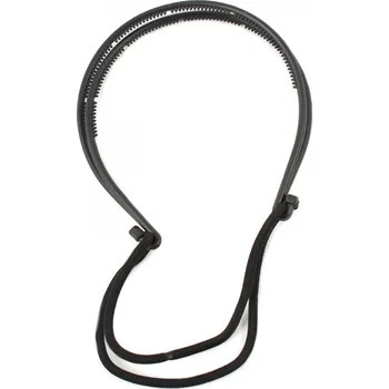 Ozdoba do vlasů Plastová čelenka s gumičkou Barva: černá