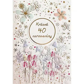 Přání k narozeninám CTS57, s reliéfem