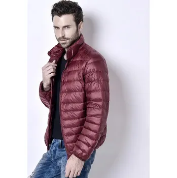 Pánská prošívaná bunda Barva: Vínová, Velikost: 5XL