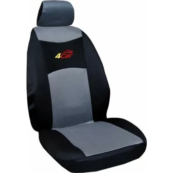 Autopotah Autopotahy 4 Car Škoda Roomster s dělěnou zadní sedačkou, šedé