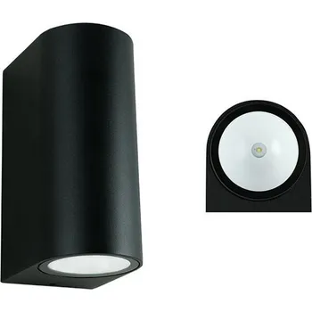 Nástěnné svítidlo LED světlo McLED LED svítidlo Revos 2R, 6W, 4000K, IP65, černá barva