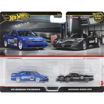 autíčko Hot Wheels Premium Car Culture 2-Pack - '94 Nissan Primera + Nissan R390 GT1