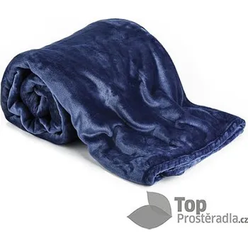 Mikroflanelová deka Premium 150x200 - Tmavě Modrá