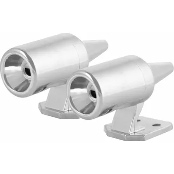 Odpuzovač zvířat Plašič zvěře akustický ultrazvukový chromový - 2ks