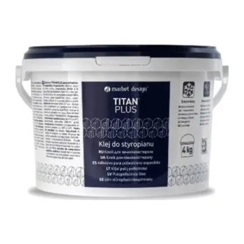 Průmyslové lepidlo IMPOL TRADE lepidlo na polystyren TITAN PLUS kbelík 4kg bílý